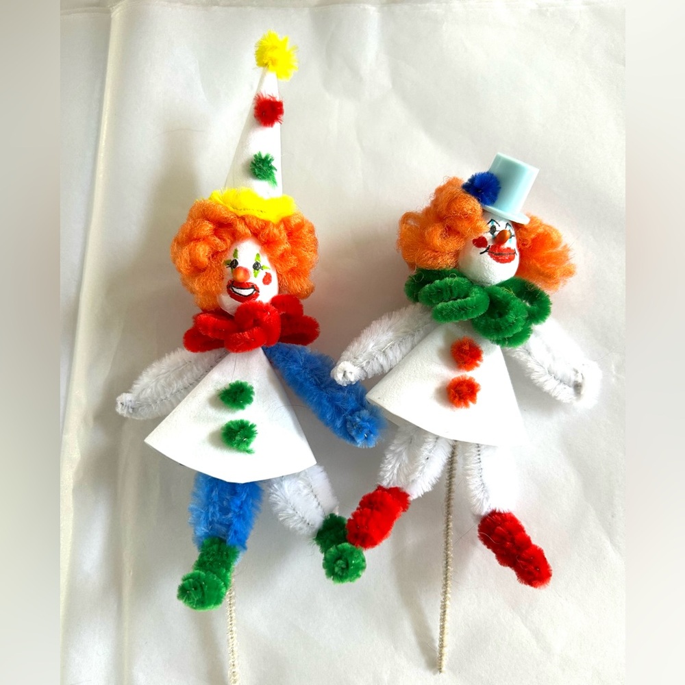 💝Vintage repurposed holiday Christmas /package picks
